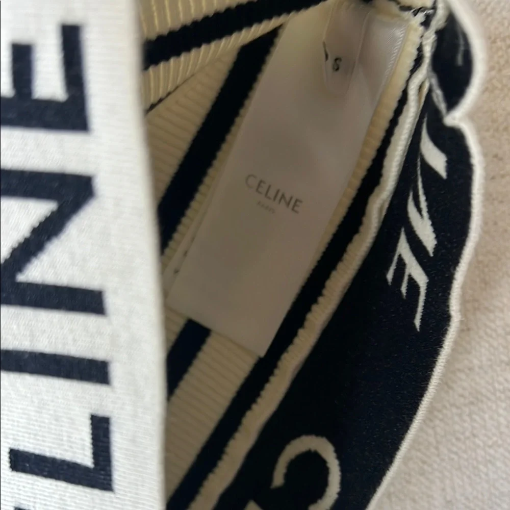 Celine Striped Ribbed Crop Top - Picture 6 of 6